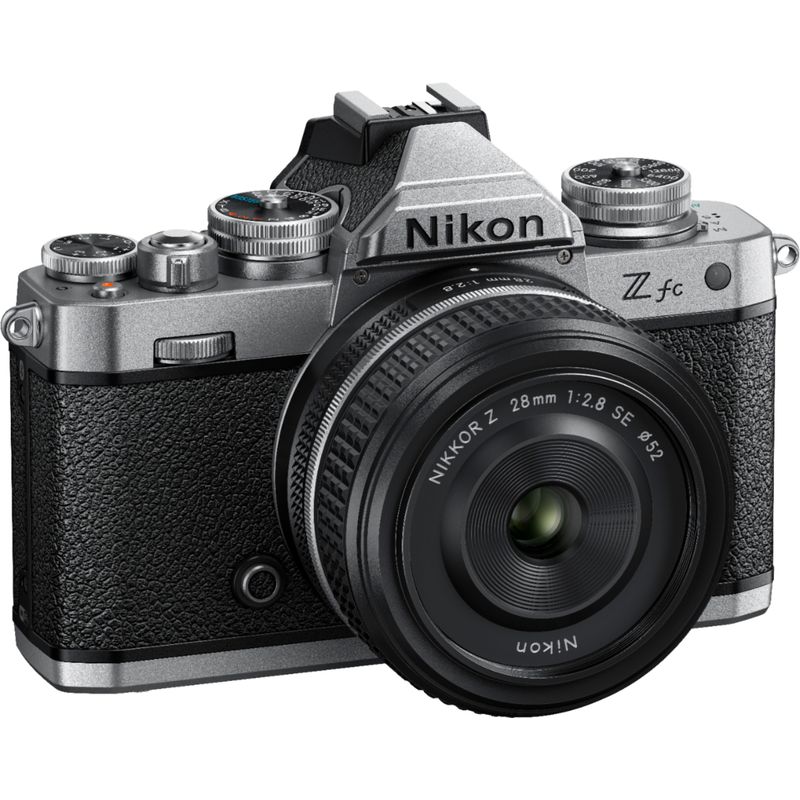 Angle Zoom. Nikon - Z fc 4K Video Mirrorless Camera w/ NIKKOR Z 28mm f/2.8