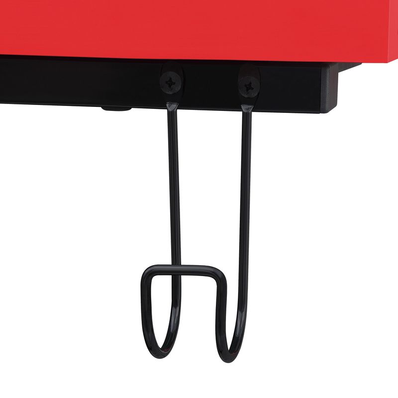 Disruptor L-Shape Gaming Desk - Black/Red