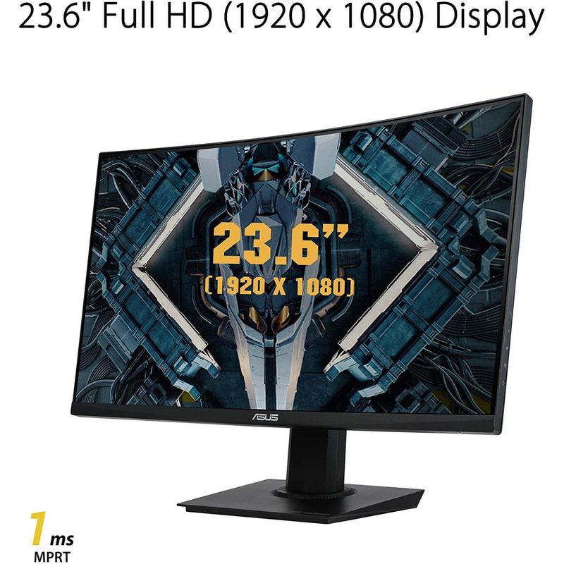 ASUS TUF VG24VQE 23.6" 16:9 Full HD 165Hz VA LCD Gaming Monitor with Adaptive-Sync/FreeSync