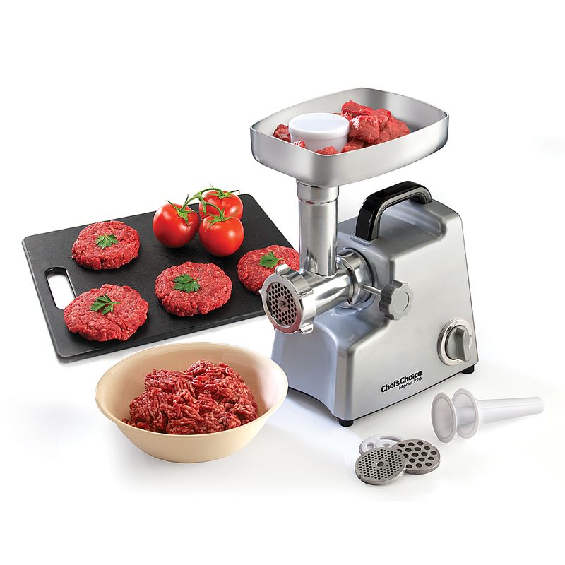 Alt View Zoom 11. Chef'sChoice - 720 Professional Commercial Food/Meat Grinder with Three-Way Control Switch for Grinding Stuffing & Reverse