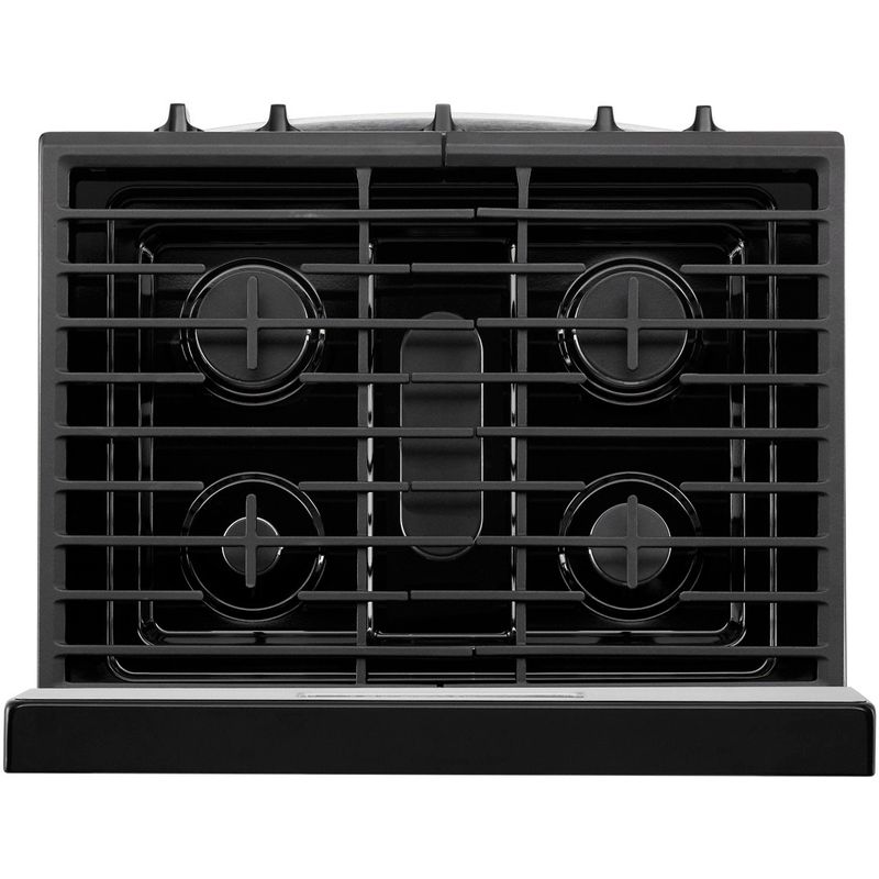 Alt View Zoom 18. Whirlpool - 5.1 Cu. Ft. Freestanding Gas Range with Edge to Edge Cooktop - Stainless steel