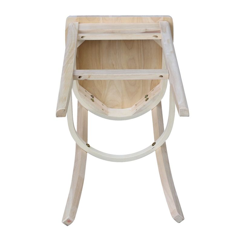 Emily Solid Wood Stool - Cinnamon/Espresso - Counter height