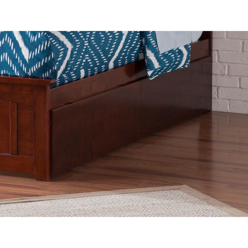 Urban Bed Drawers Queen-King Walnut - Brown
