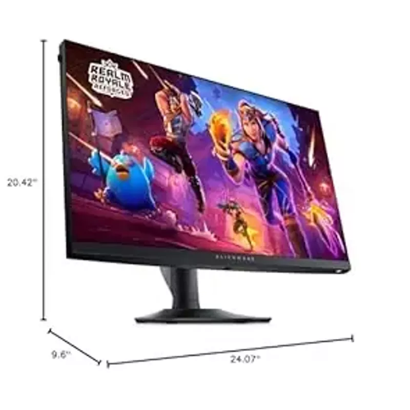 Alienware - AW2724HF 27" IPS FHD Gaming Monitor - 360Hz - AMD Free-Sync Premium - VESA - HDMI, DisplayPort - Dark side of the Moon