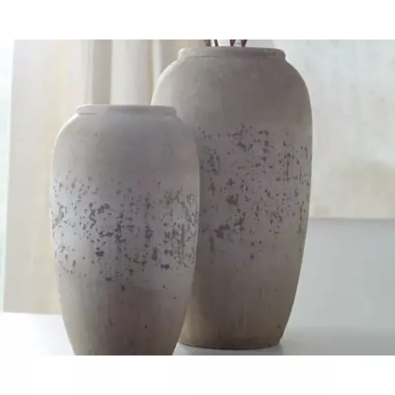 Brown/Cream Dimitra Vase Set (2/CN)
