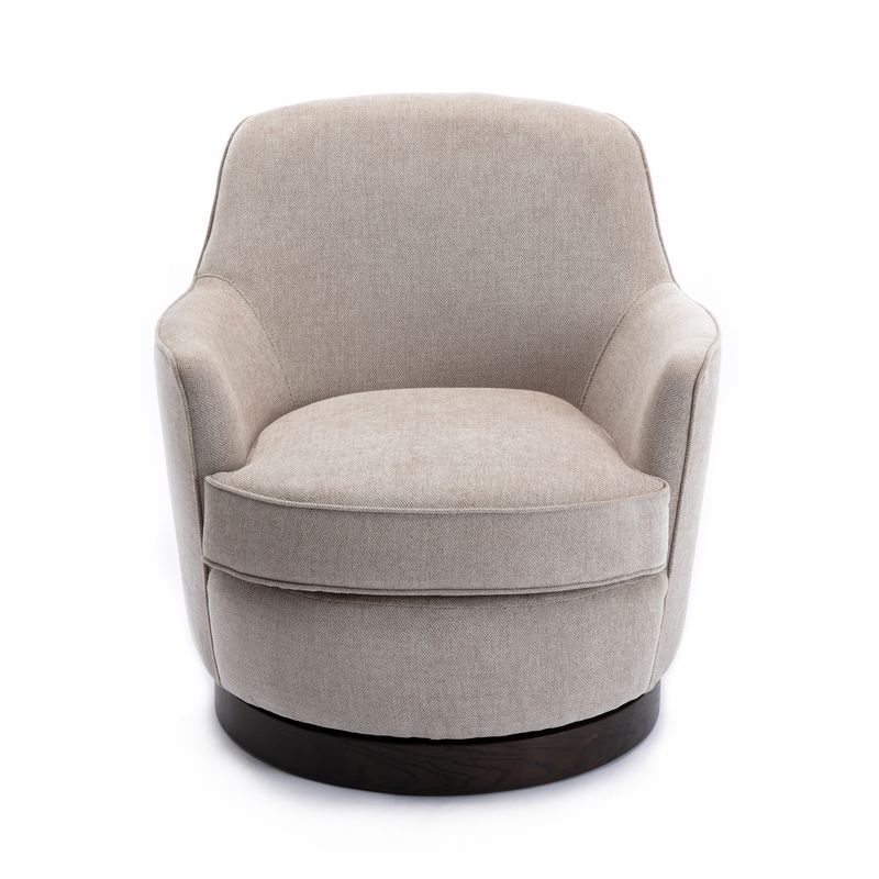 Rent to own Rosedale Wood-based Swiveling Accent Chair by Greyson ...