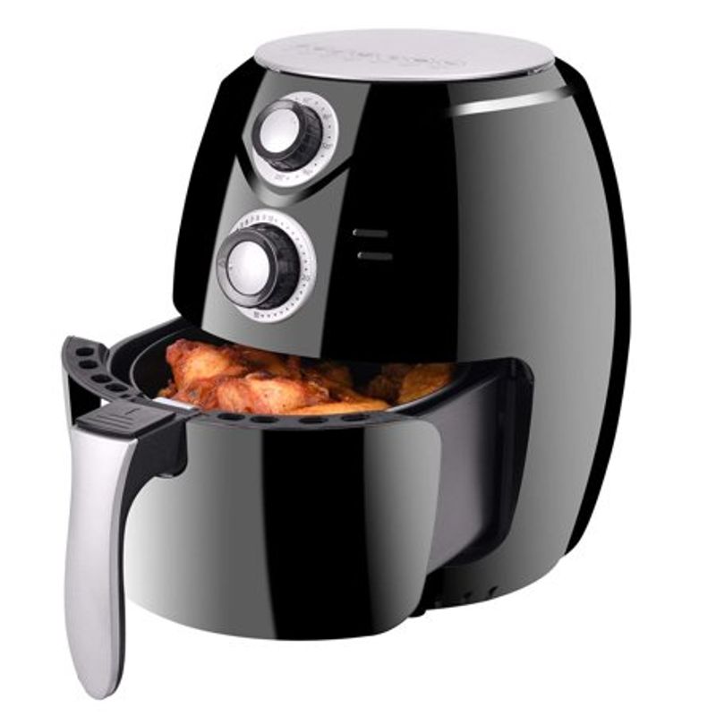Kintech Depp Air Fryer 3.2 QT, Electric Hot Air Fryer with Time & Temperature Control