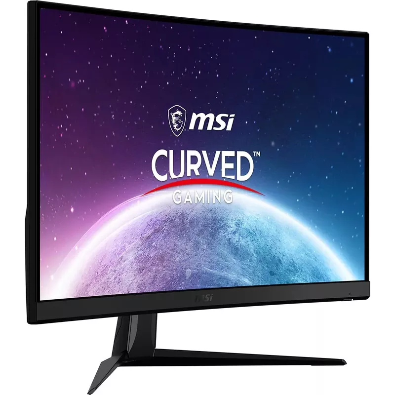 MSI G27C4 E3 27" 16:9 Full HD 180Hz Curved Rapid VA LCD Gaming Monitor, Metallic Black