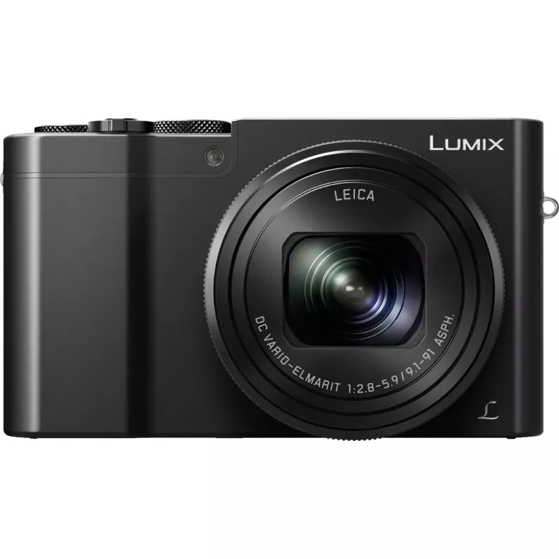 Panasonic - LUMIX ZS100 1-inch 20.1-Megapixel Sensor Point and Shoot Digital Camera with LEICA DC 10X Lens - DMC-ZS100K - Black