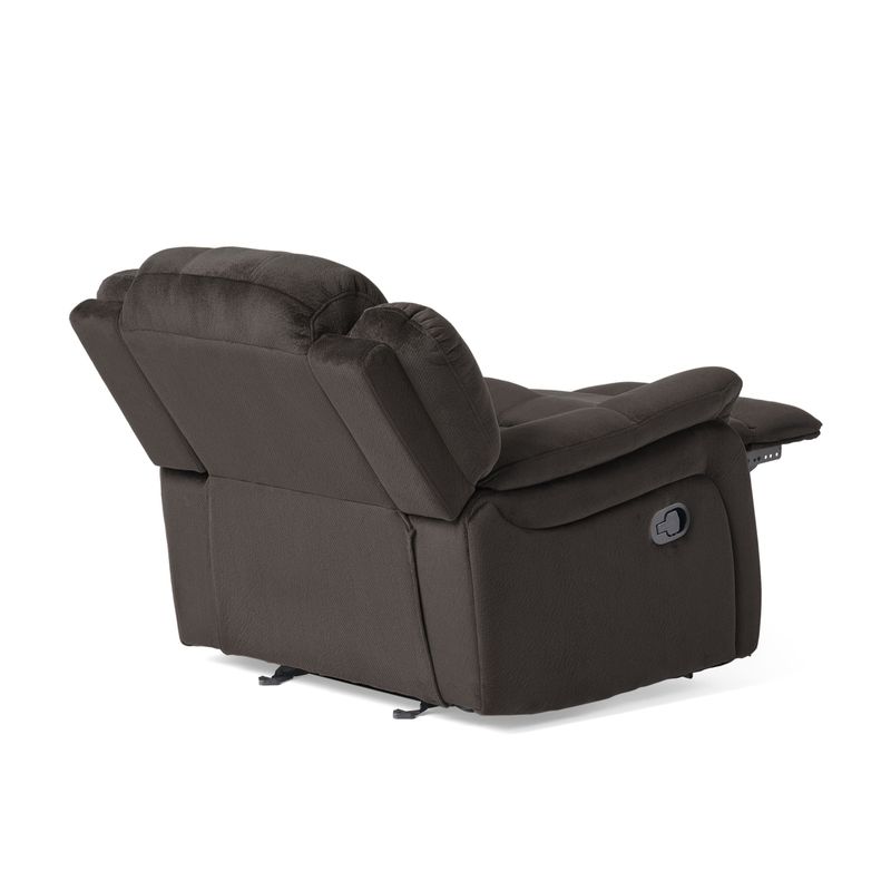 Hawthorne Steel Glider Recliner by Christopher Knight Home - Brown