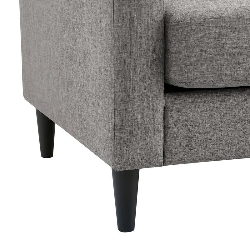 Avenue Greene Rana Grey Contemporary Upholstered Sectional - Grey