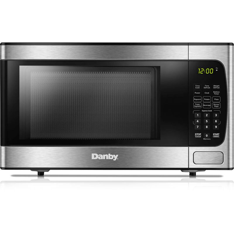 Danby 0.9 Cu. Ft. Stainless Counter-Top Microwave