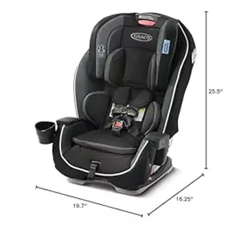 Graco Milestone 3 in 1 Car Seat, Infant to Toddler Car Seat, Gotham