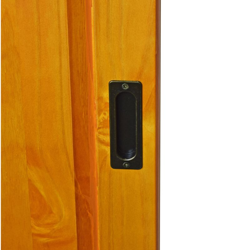 Customizable Solid Pine Three Sliding Door Wardrobe - Java