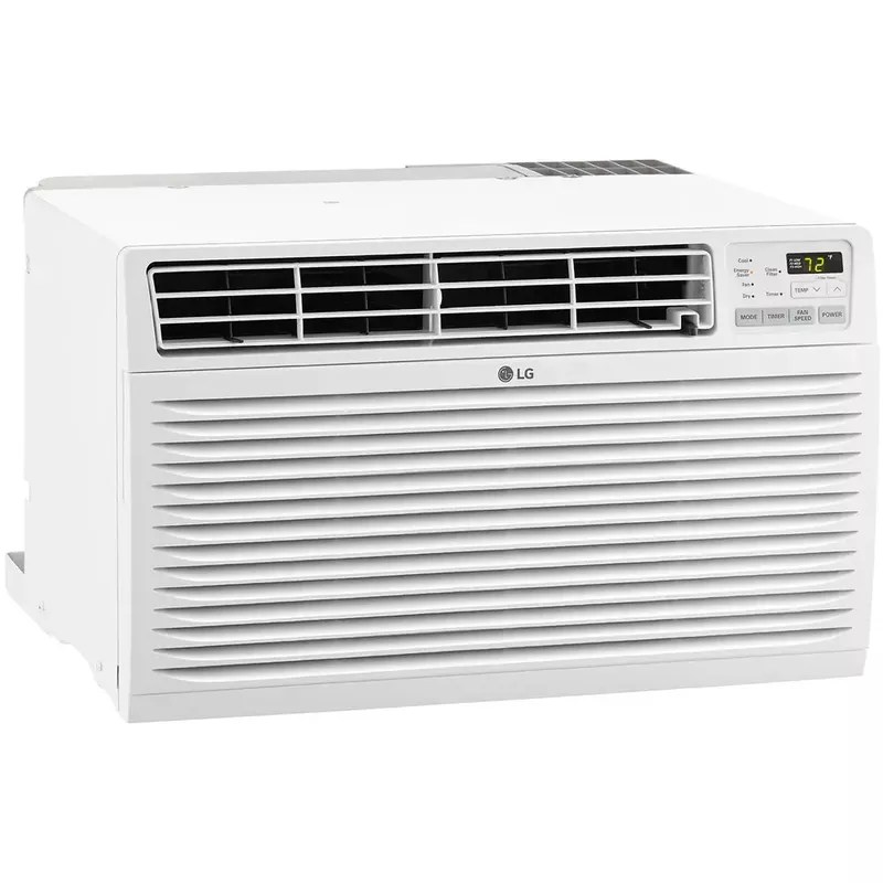 LG - 11,800 BTU 230V Through-the-Wall Air Conditioner with 11,200 BTU Supplemental Heat Function