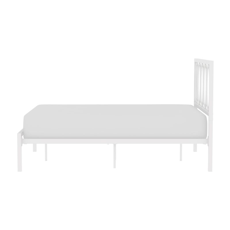 Naomi Complete Metal Platform Bed - Full - White