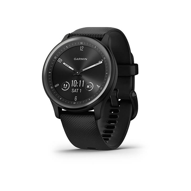 Left Zoom. Garmin - vívomove Sport Smartwatch 40 mm Fiber-reinforced polymer - Black