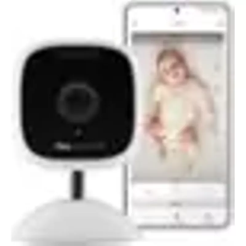 Masimo - Stork Camera Baby Monitor with QHD-Capable Video Streaming, Two-Way Audio, and Remote Tracking via Stork App - White