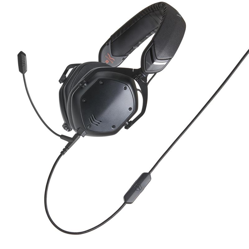V-MODA Crossfade 3 Wireless Over-Ear Headphones, Bundle with BoomPro X Microphone, Matte Black