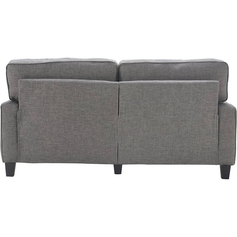 Alt View Zoom 13. Serta - Palisades Modern 3-Seat Fabric Sofa - Gray