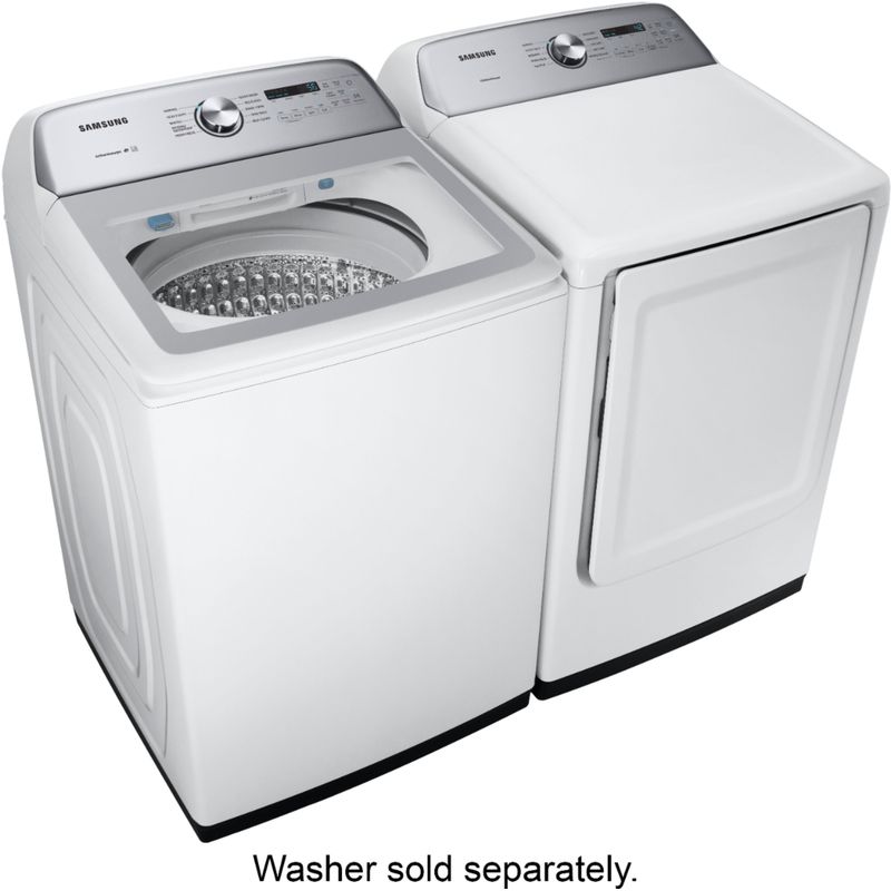 Alt View Zoom 26. Samsung - 7.4 Cu. Ft. Gas Dryer with 10 Cycles and Sensor Dry - White