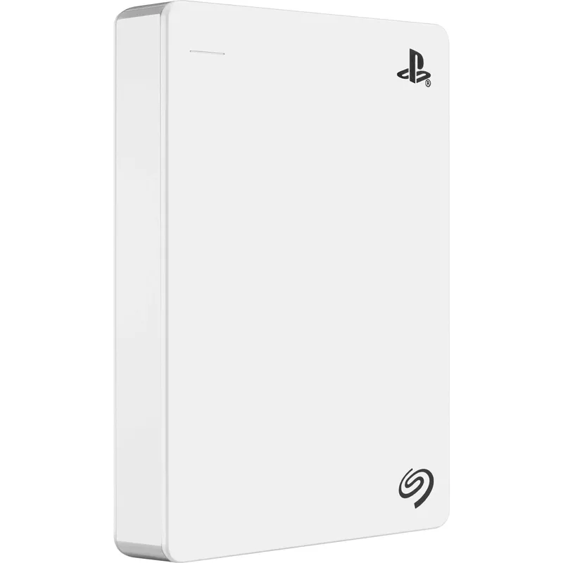 Seagate - Game Drive for PlayStation Consoles 4TB External USB 3.0 Portable Hard Drive - White