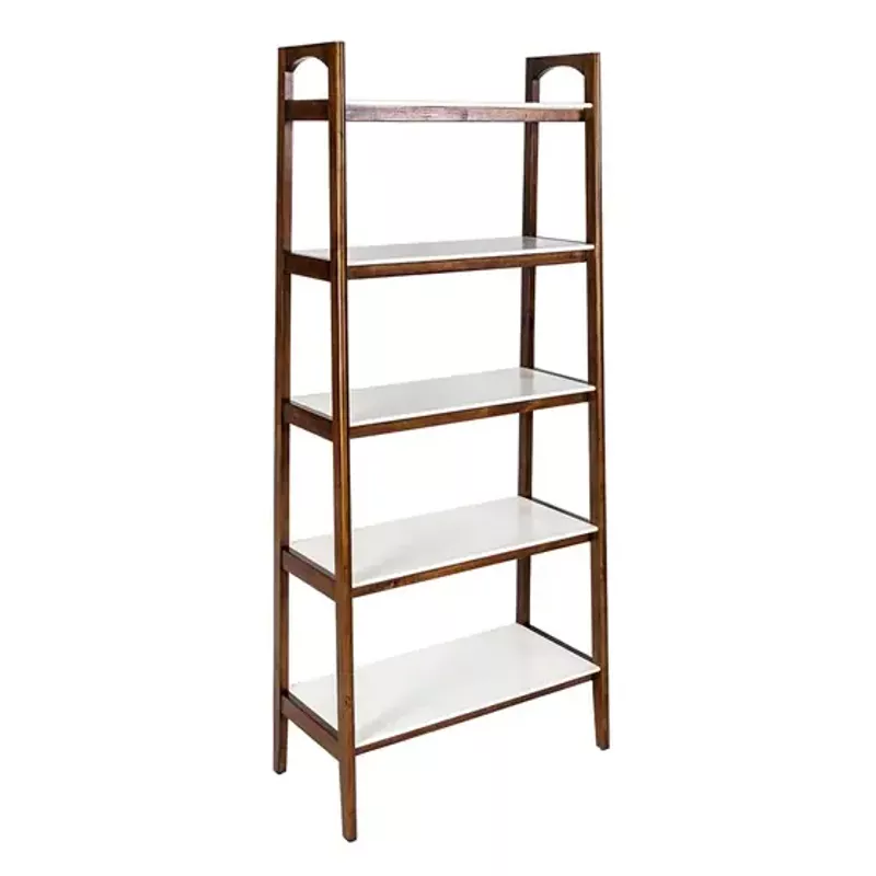 Off-White, Pecan Parker Shelf / Bookcase