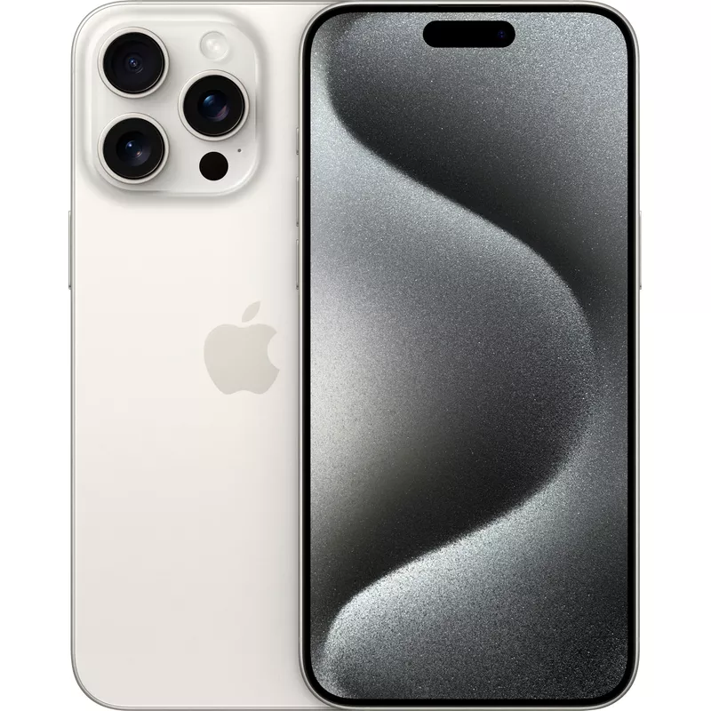 Apple - iPhone 15 Pro Max 256GB White Titanium (Universal)