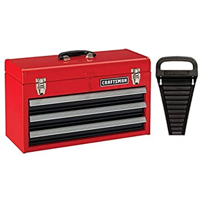 CRAFTSMAN CMST53005RB 3-DWR PORTABLE CHEST W/WRENCH ORG