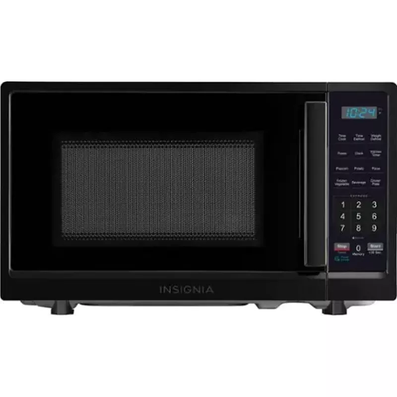 Insignia™ - .7 Cu. Ft. Compact Microwave - Black