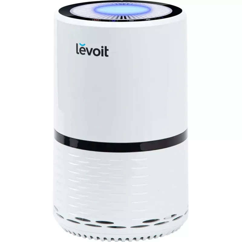 Levoit - Aerone 129 Sq. Ft True HEPA Air Purifier with Replacement Filter - White