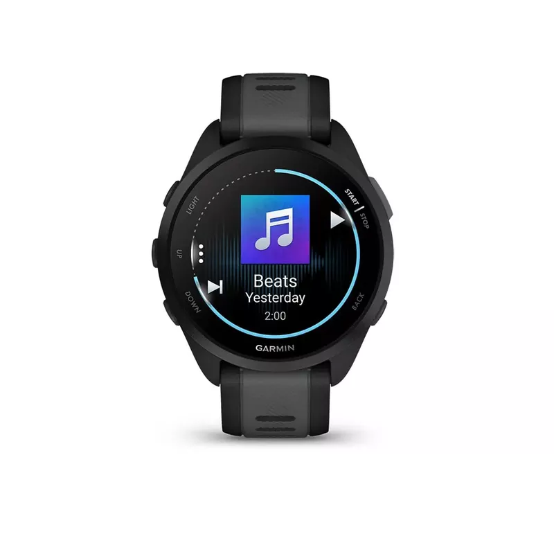 Garmin Forerunner 165 Music GPS Smartwatch - Black/Slate Gray