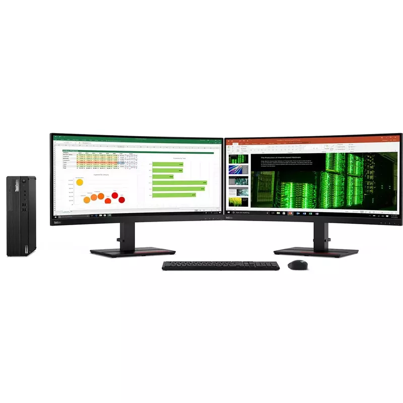 Lenovo - ThinkCentre M75s Gen 2 Desktop - AMD Ryzen 5 PRO 5650G - 8GB Memory - 256GB SSD - Black