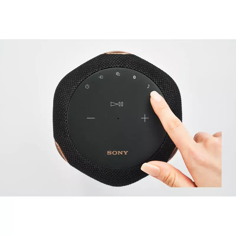Sony Wifi Enabled 360 Reality Audio Wireless Speaker w/ Room-Filling Sound Black