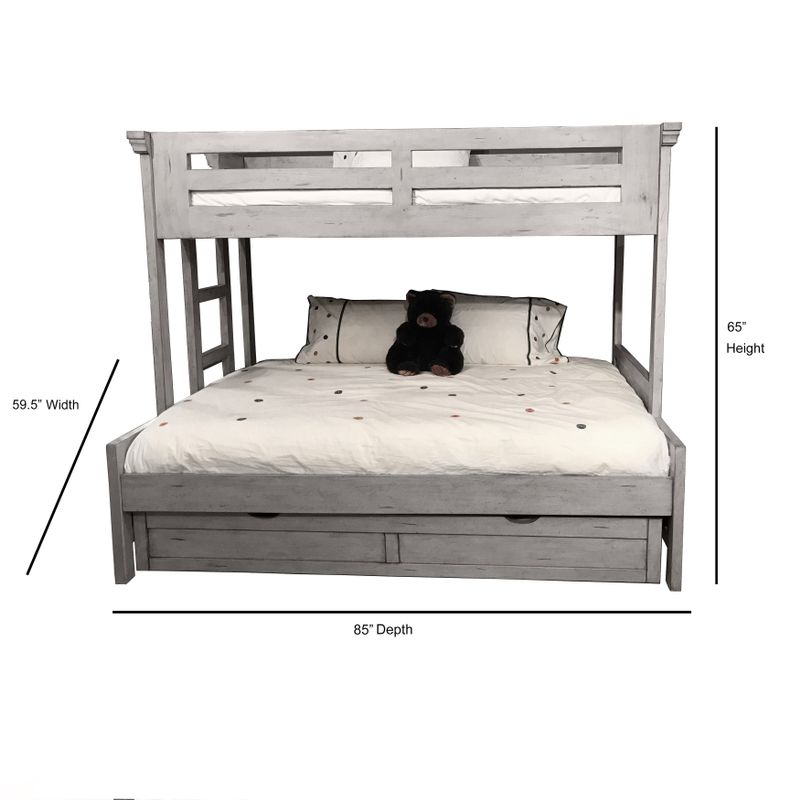 Lakewood Twin over Full Loft Bed with optional Trundle by Greyson Living - Twin over Full Bunk with Trundle