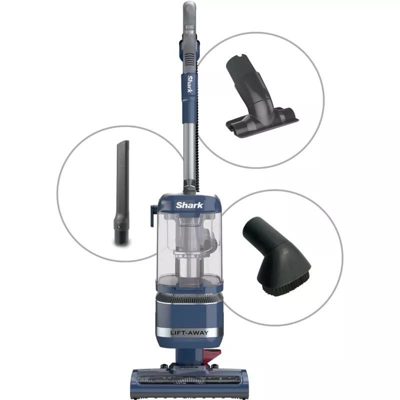 Shark - Navigator Lift-Away Upright Vacuum with Anti-Allergen Complete Seal - Blue Jean