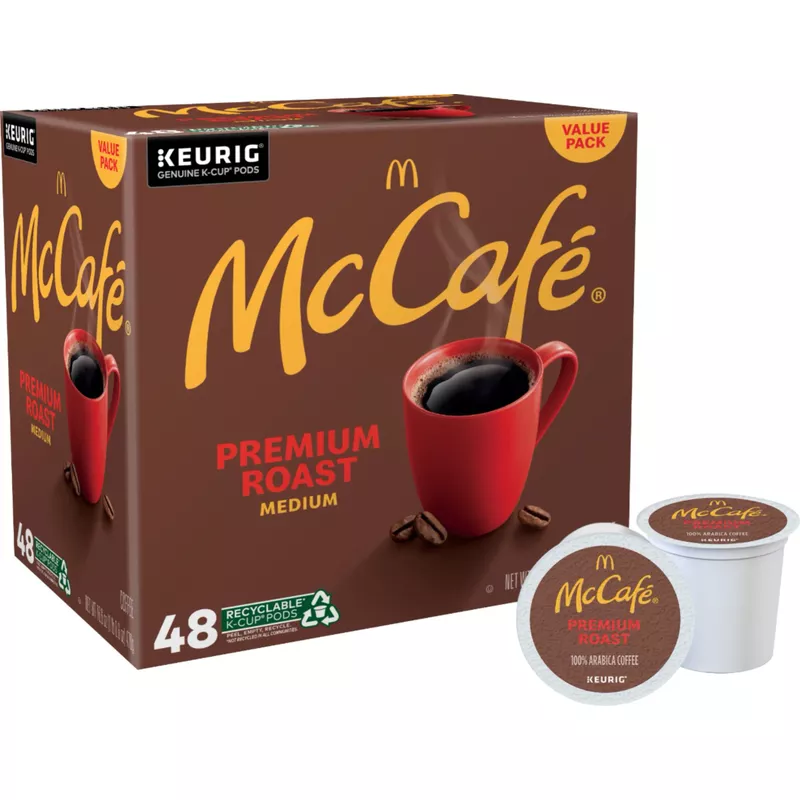 McCafe - Premium Roast Coffee K-Cup Pods, 48 Count