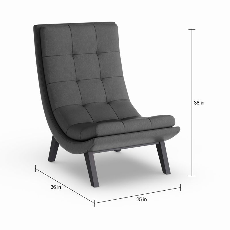 Rent to own Strick & Bolton Lounge Chair and Ottoman Set Red