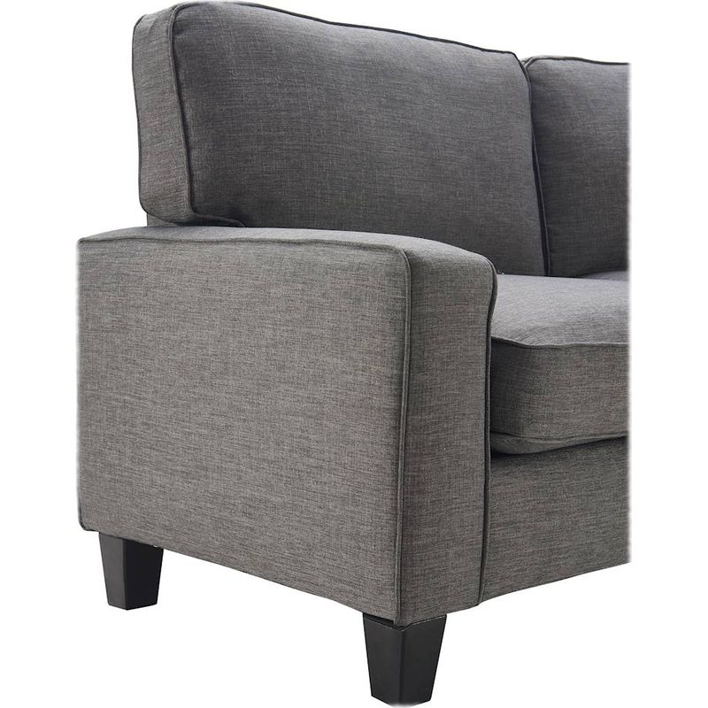 Alt View Zoom 16. Serta - Palisades Modern 3-Seat Fabric Sofa - Gray