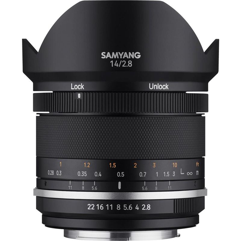 Samyang MK2 14mm f/2.8 Weather Sealed Ultra Wide Angle Lens for Canon M