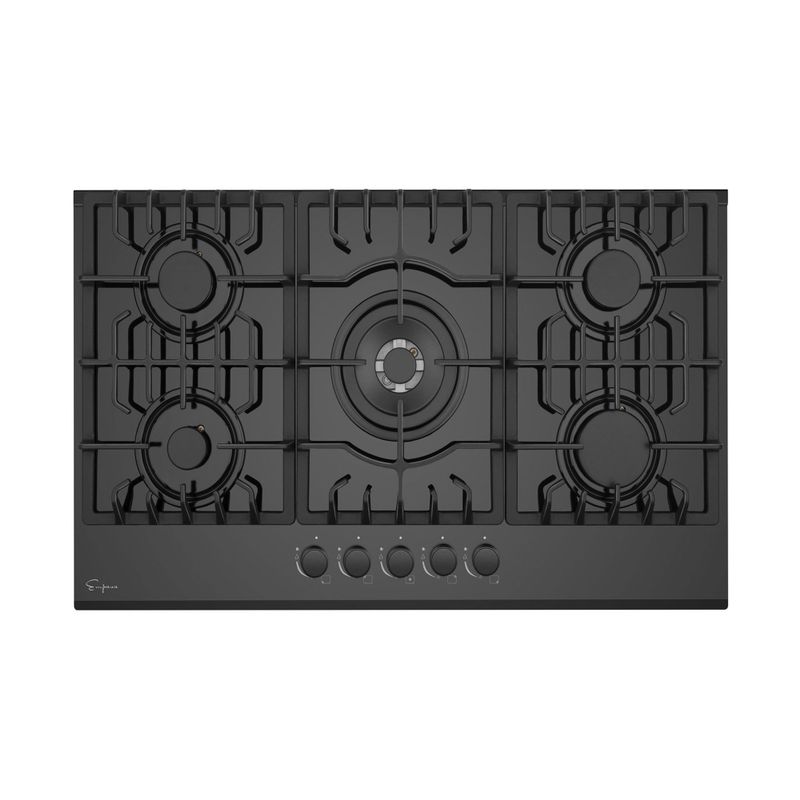 Built-in 30" Tempered Glass Gas Cooktop - 5 Sealed Burners Cook Tops - Black