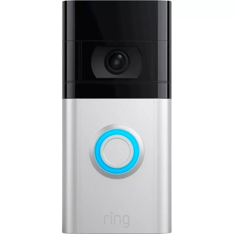 Ring - Video Doorbell 4 - Satin Nickel