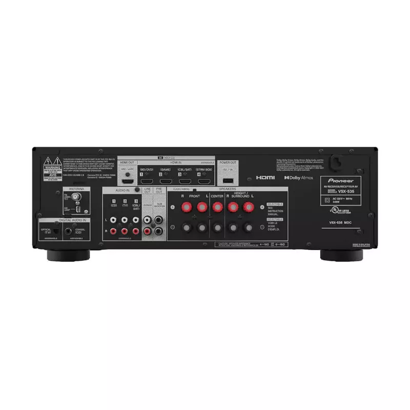 Pioneer 5.2 Channel AV Receiver