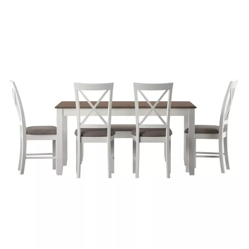 Andette 6Pc Dining Set Taupe