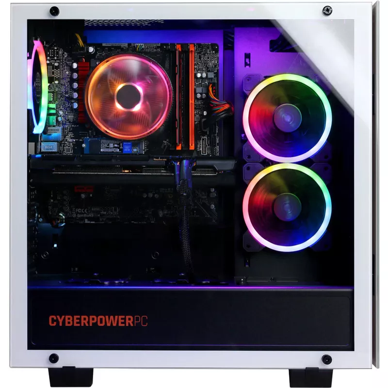 CyberPowerPC - Gamer Xtreme Gaming Desktop - Intel Core i5-12400F - 16GB Memory - NVIDIA GeForce RTX 3050 8GB - 1TB SSD - White