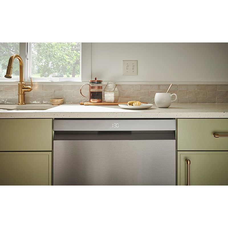 Alt View Zoom 21. LG - 24" Top Control Smart Built-In Stainless Steel Tub Dishwasher with 3rd Rack, QuadWash Pro and 44dba - Stainless steel