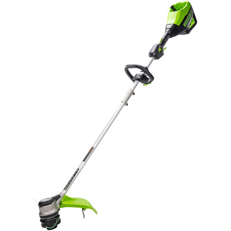 Alt View Zoom 22. Greenworks - 80 Volt 16-Inch Cutting Diameter Straight Shaft Grass Trimmer and Axial Blower (1 x 2.0Ah Battery and 1 x Cha