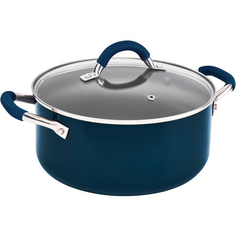 Rent to own Bella Pro Series 12Piece Cookware Set Ink Blue
