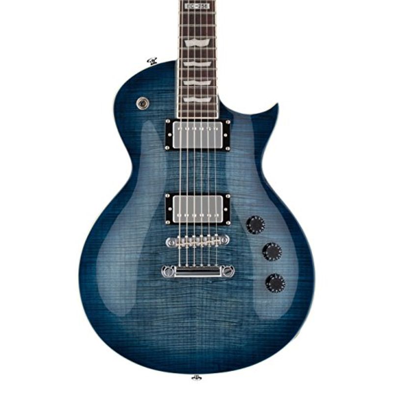 ESP LTD EC-256FM Electric Guitar, Cobalt Blue