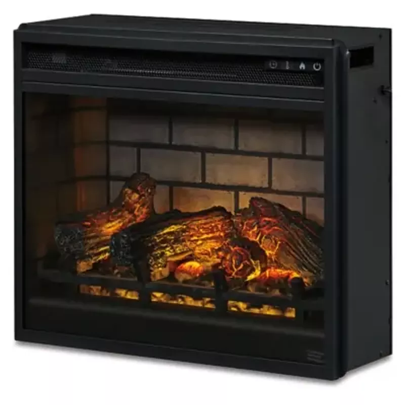 Black Entertainment Accessories Fireplace Insert Infrared